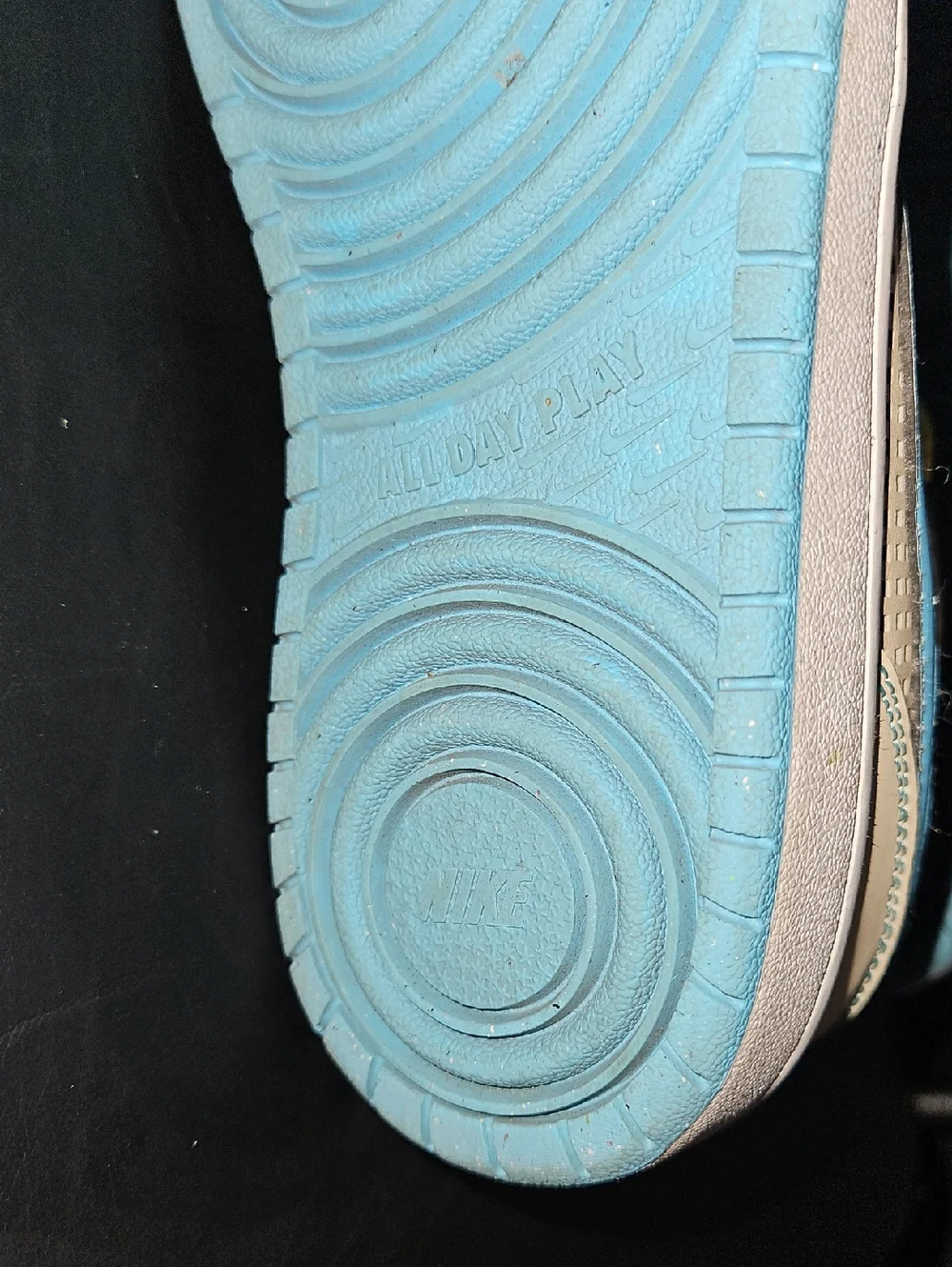 Nike Court Borough Low Recraft GS 'Sanddrift Baltic Blue' Size 4Y